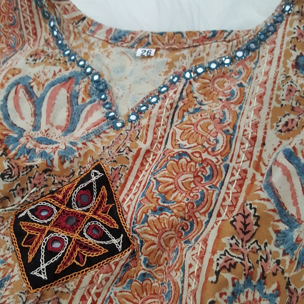 brown tunic
